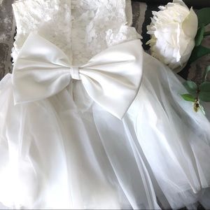 Custome flower girl dresses 6 months and 12 month